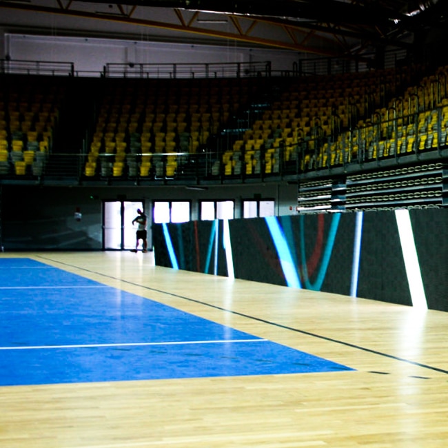 Equipping the sports hall in Koszalin
