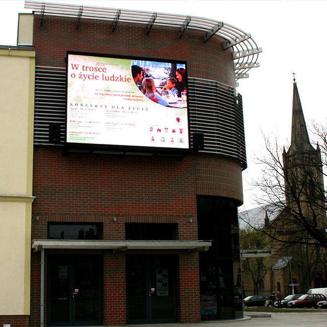 A wall screen for the Theatre in Inowrocław