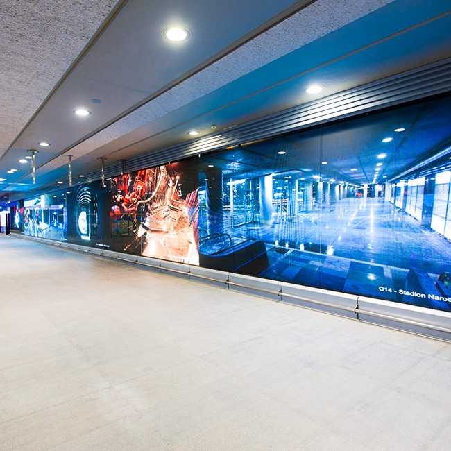 P6 LED screens for the new line of the Warsaw Metro