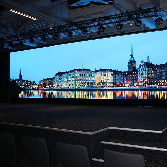 P1.6 LED videowall for Hotel AT SIX, Stockholm, Sweden